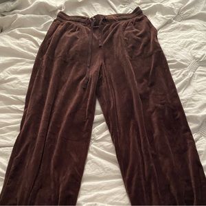 velvet flare pants